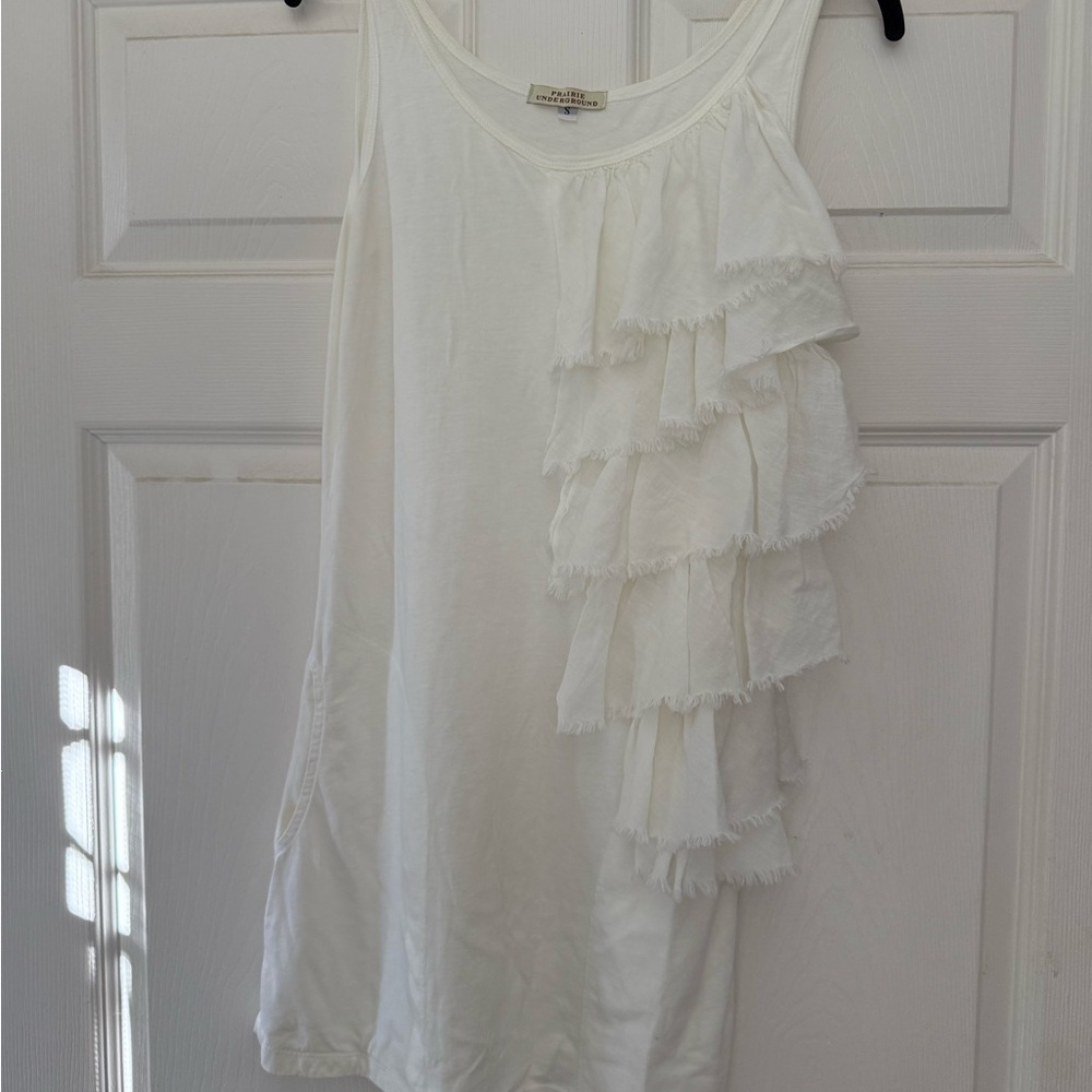 Prairie Underground White Mini Dress